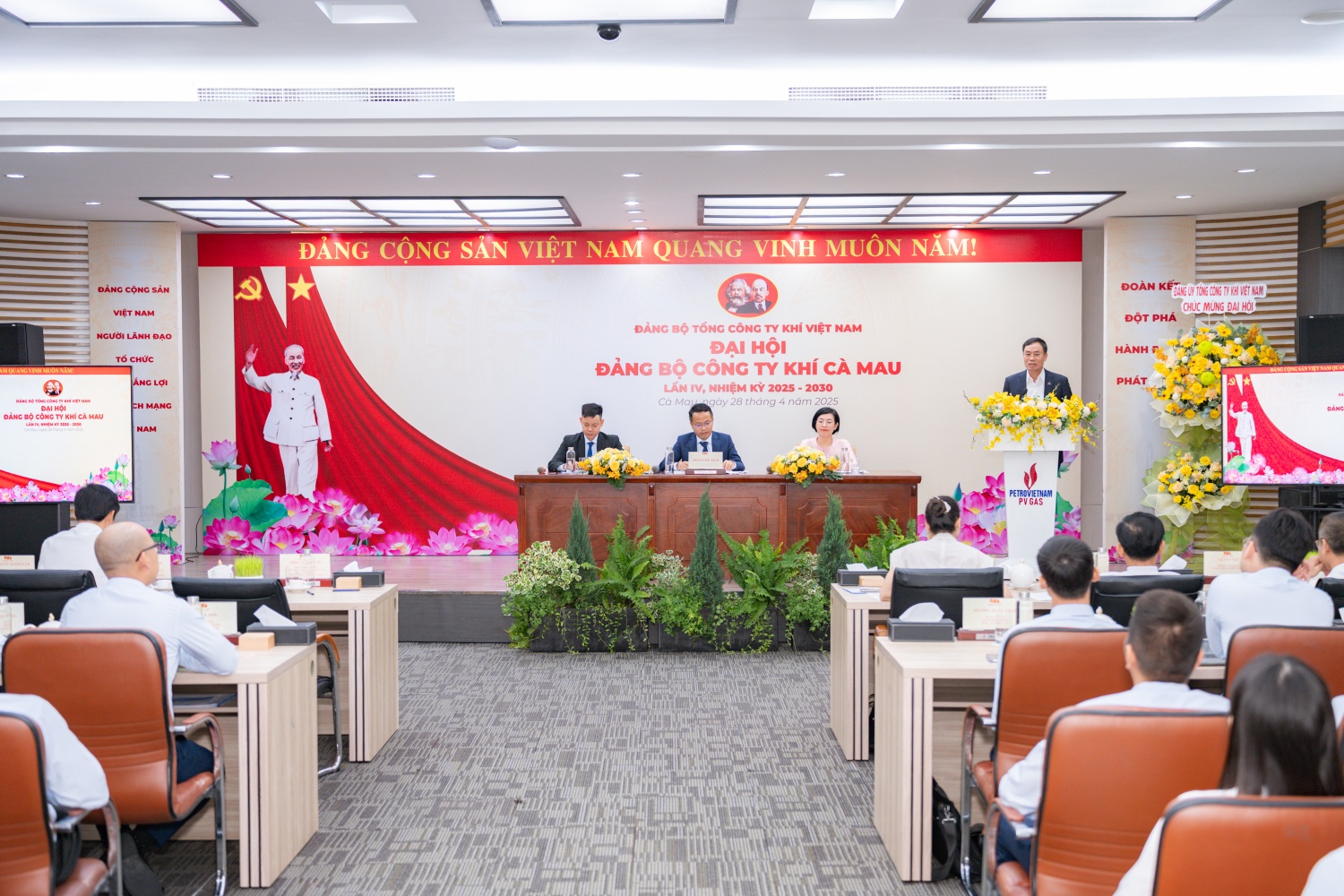 Đại hội Đảng bộ Công ty Khí Cà Mau nhiệm kỳ 2025 – 2030 thành công tốt đẹp