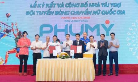 PVFCCo - Phú Mỹ đồng hành cùng Đội tuyển Bóng chuyền nữ Việt Nam