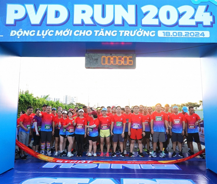 1.200 vận động viên sẵn sàng tham gia PVD RUN 2025