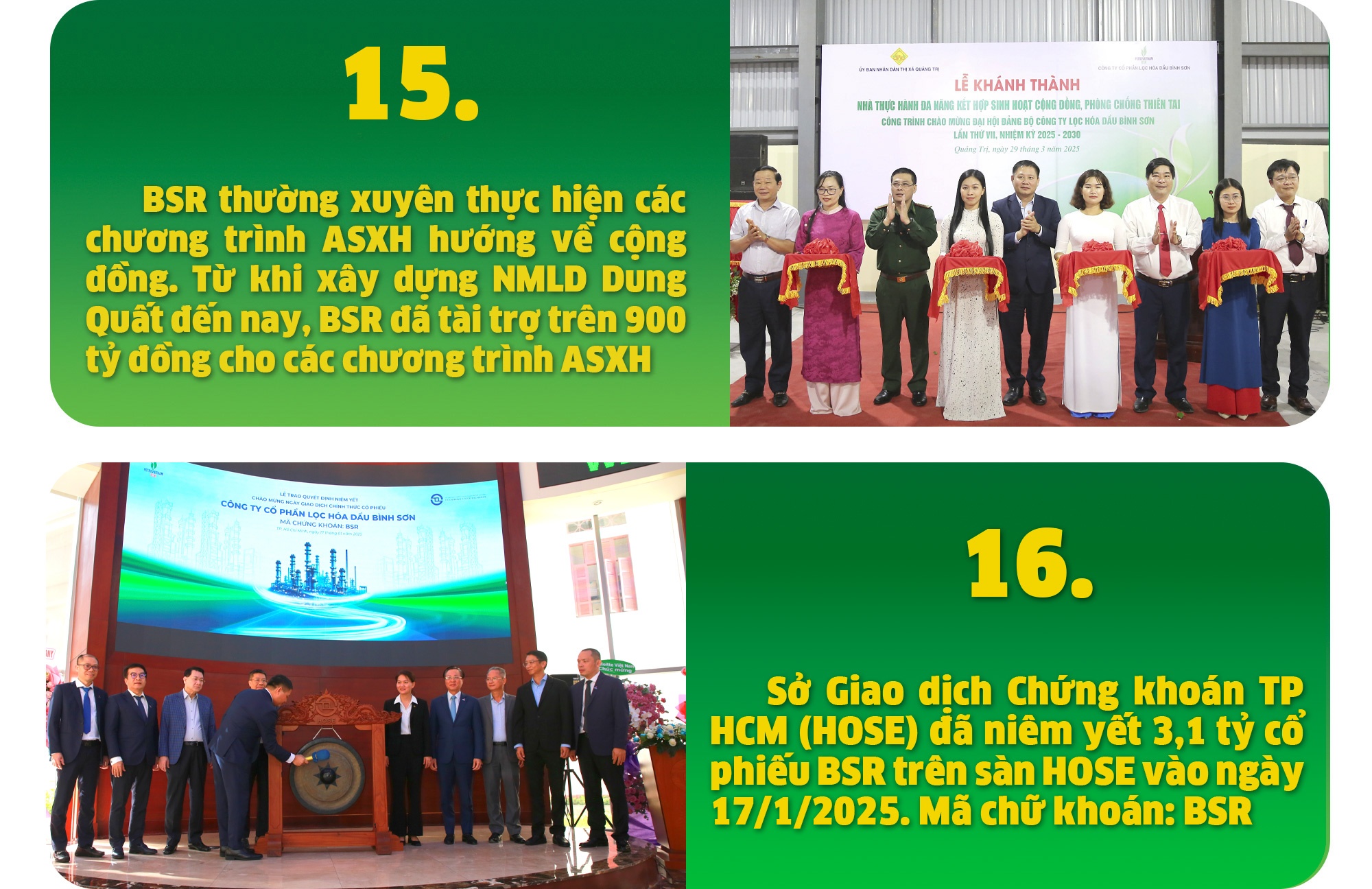 [Infographic] BSR - 17 năm vững bước dẫn đầu ngành công nghiệp lọc hóa dầu