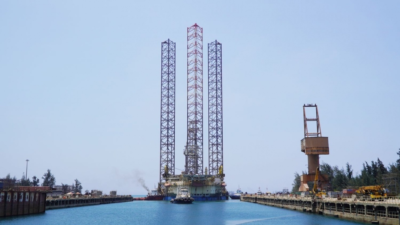 PVSM phấn đấu 60 ngày đêm hoàn thành bàn giao Giàn khoan Tam Đảo 02