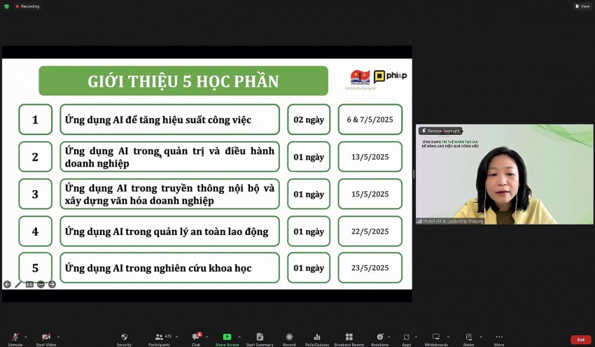 Vietsovpetro tổ chức chuỗi chương trình đào tạo 