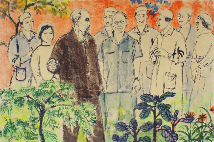Hình ảnh Chủ tịch Hồ Chí Minh trong nghệ thuật tạo hình