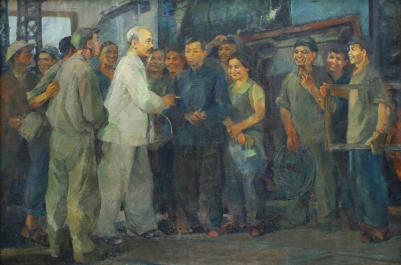 Hình ảnh Chủ tịch Hồ Chí Minh trong nghệ thuật tạo hình