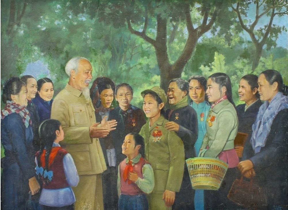 Hình ảnh Chủ tịch Hồ Chí Minh trong nghệ thuật tạo hình