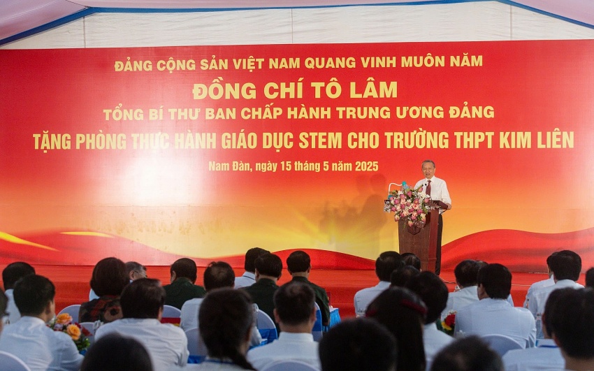 Chia sẻ tại chương trình, Tổng Bí thư Tô Lâm 