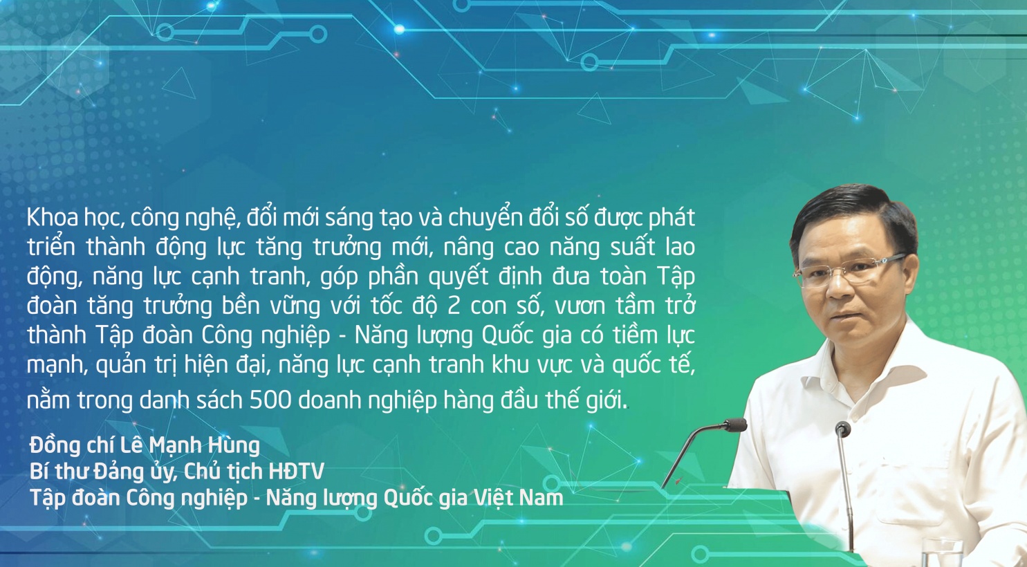 Thư chúc mừng nhân Ngày Khoa học và Công nghệ Việt Nam (18/5)