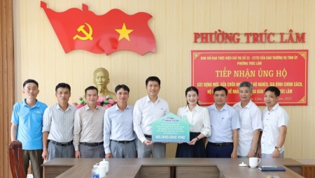 PTSC Thanh Hóa đồng hành khởi công nhà ở cho hộ khó khăn thị xã Nghi Sơn