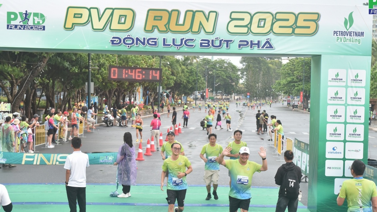 PVD RUN 2025 - “Động lực bứt phá” lan tỏa từ thành phố biển