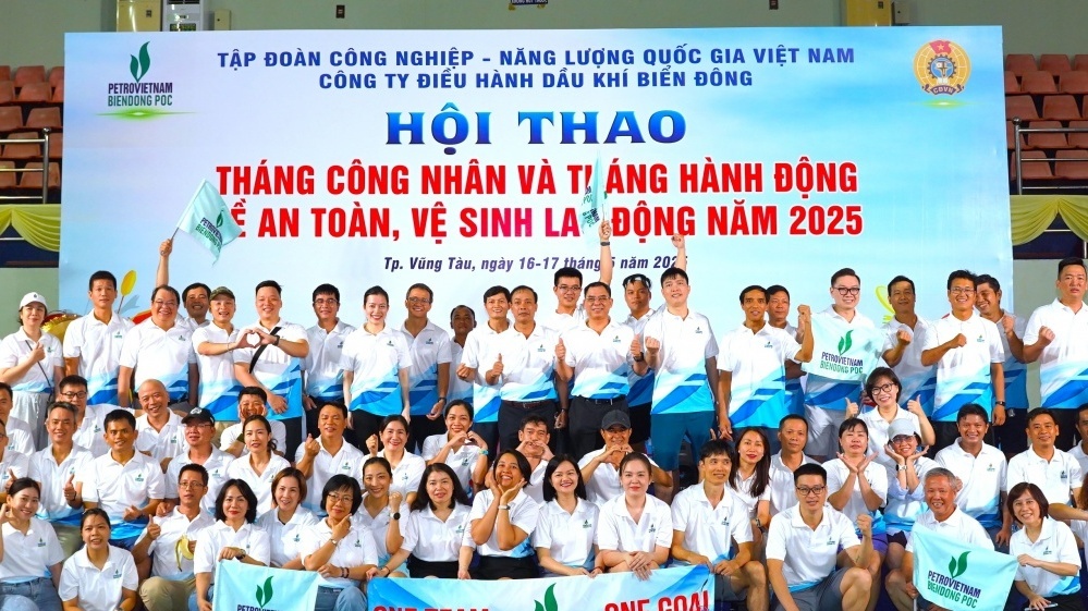 Sôi nổi Hội thao BIENDONG POC 2025: Lan tỏa tinh thần “One Team - One Goal”