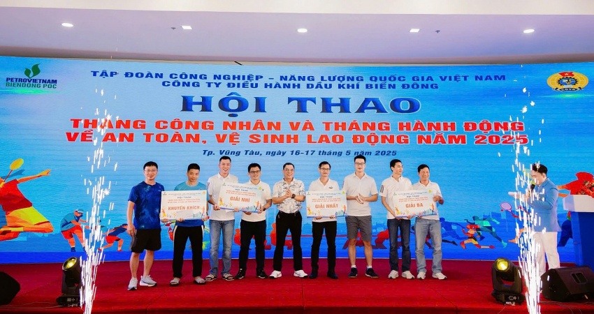 Sôi nổi Hội thao BIENDONG POC 2025: Lan tỏa tinh thần “One Team - One Goal”