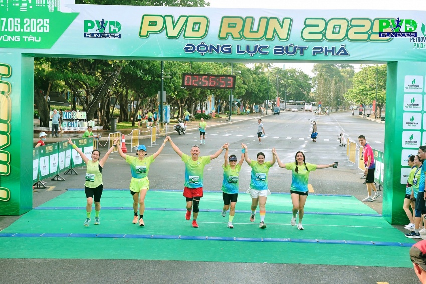 PVD RUN 2025   “Động lực bứt phá” lan tỏa từ thành phố biển