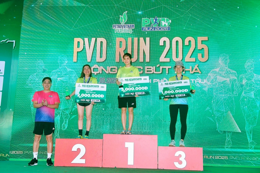 PVD RUN 2025   “Động lực bứt phá” lan tỏa từ thành phố biển