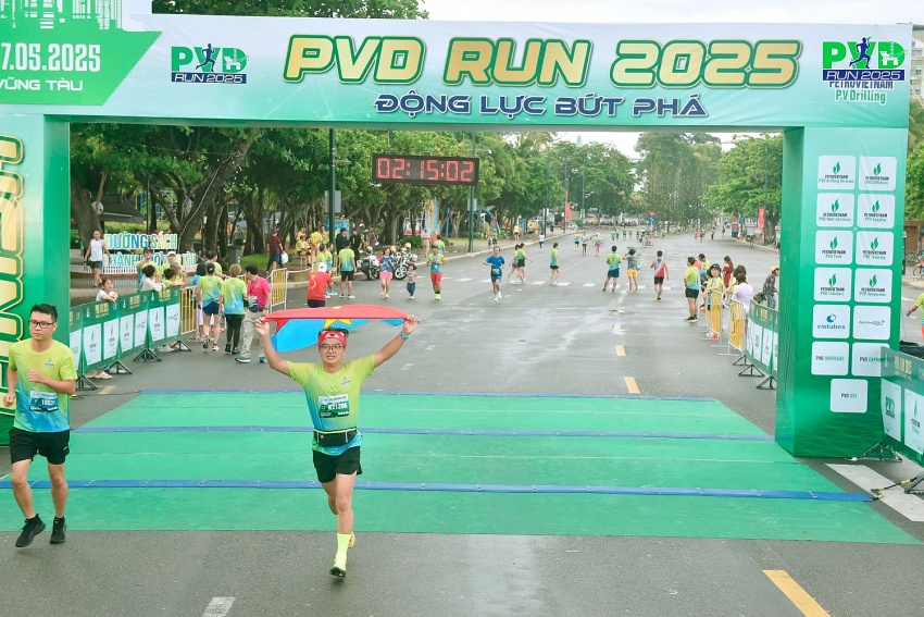 PVD RUN 2025   “Động lực bứt phá” lan tỏa từ thành phố biển