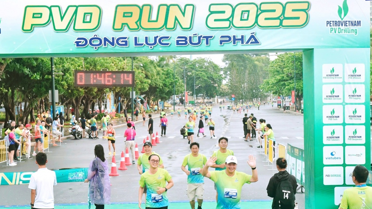 PVD RUN 2025 - “Động lực bứt phá” lan tỏa từ thành phố biển
