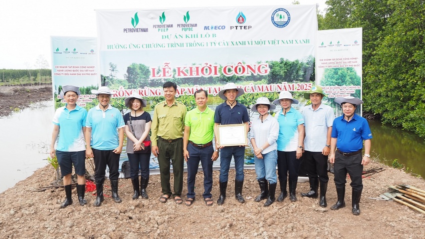Dự án Khí Lô B triển khai các hoạt động vì môi trường, vì cộng đồng tại Cà Mau Dự án Khí Lô B triển khai các hoạt động vì môi trường, vì cộng đồng tại Cà Mau