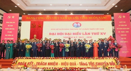 Đảng bộ BIDV tổ chức thành công Đại hội đại biểu lần thứ XV, nhiệm kỳ 2025 - 2030
