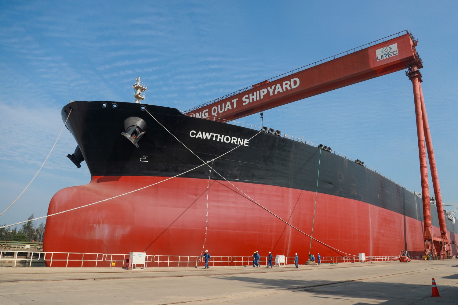 Cuối năm 2024, PVSM tiếp tục đảm nhiệm thực hiện cải hoán “gã khổng lồ” MT Cawthorne trở thành kho nổi chứa dầu khí (FSO). Đây là tàu chở dầu được Tổng Giám đốc PVSM Nguyễn Anh Minh nhận định là tàu dầu thuộc top tàu lớn nhất Đông Nam Á. Việc cải hoán tàu