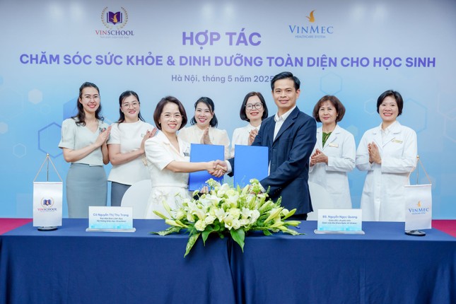 Vinschool và Vinmec ký thỏa thuận hợp tác toàn diện, nâng chuẩn chăm sóc sức khỏe mầm non cho hơn 15.000 học sinh ảnh 1