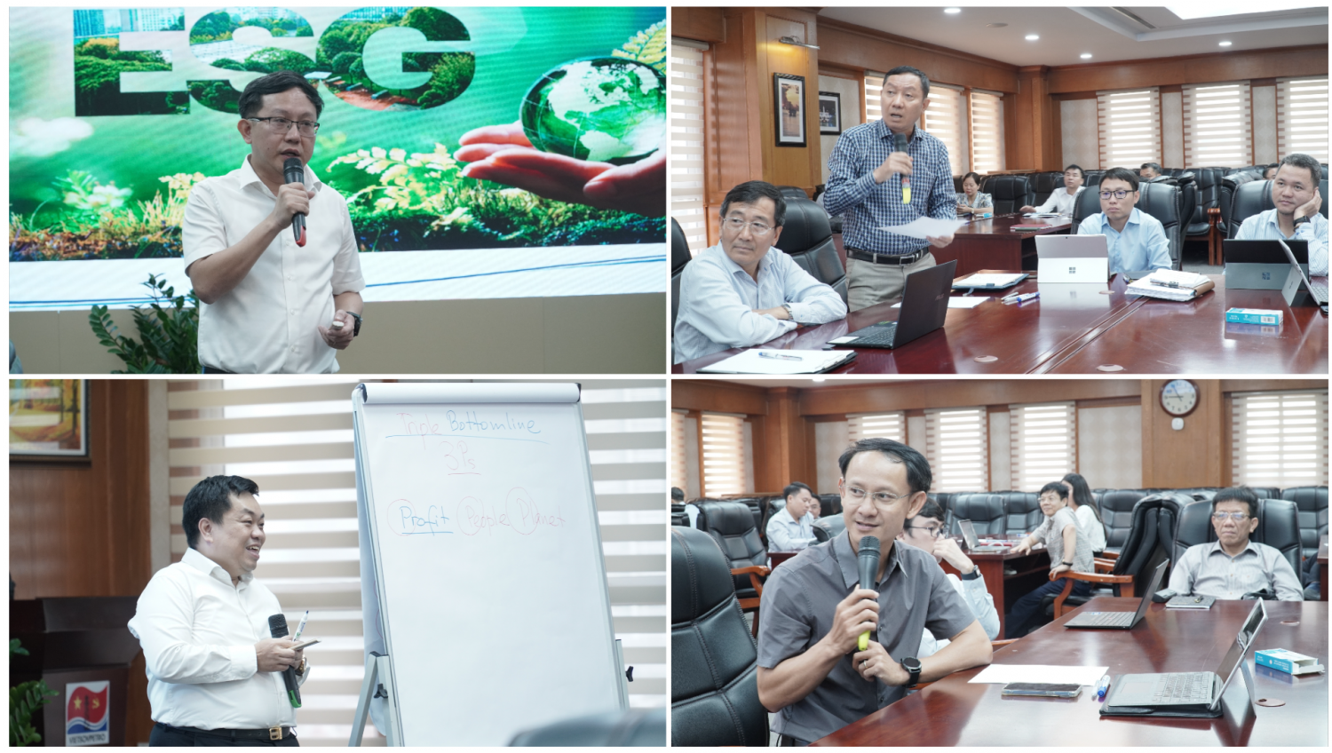 Vietsovpetro tổ chức khóa đào tạo về ESG trong lĩnh vực khai thác dầu khí Vietsovpetro tổ chức khóa đào tạo về ESG trong lĩnh vực khai thác dầu khí