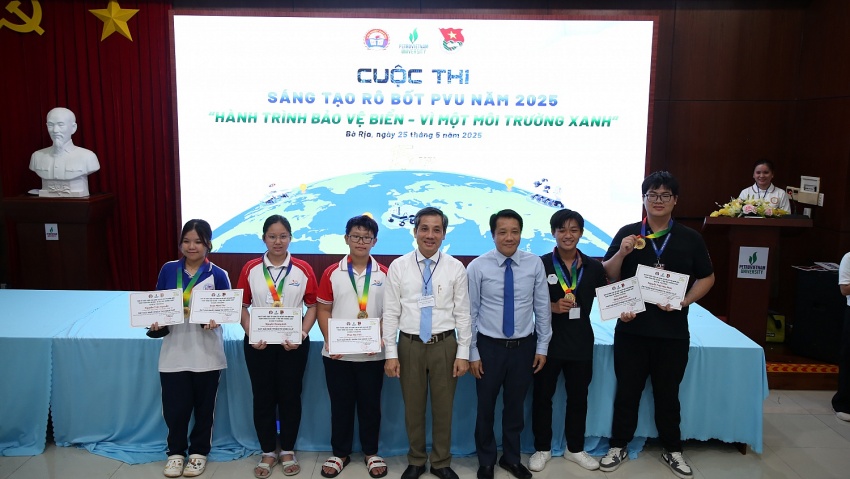 Sáng tạo Rô bốt PVU 2025: Hành trình bảo vệ biển - Vì một môi trường xanh
