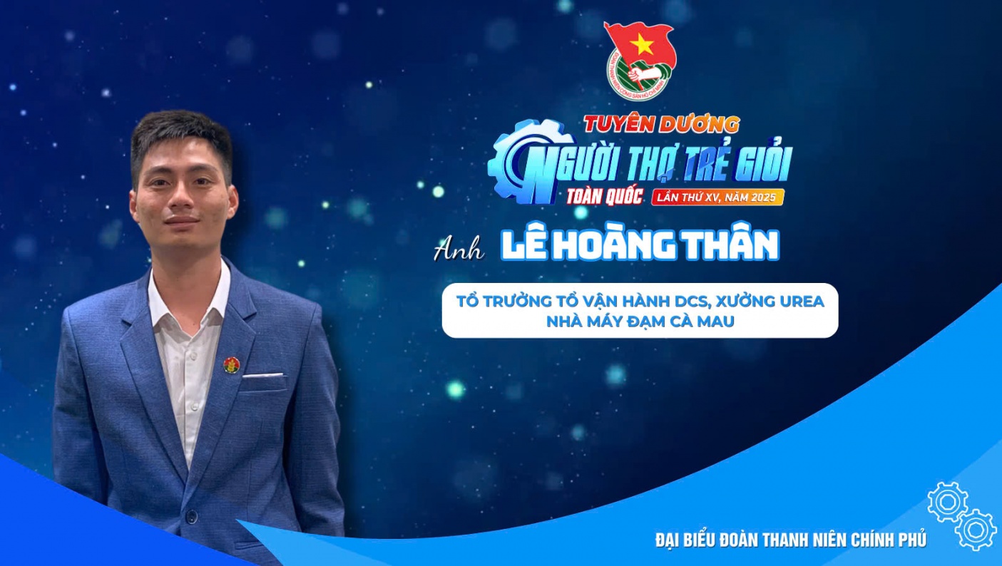 Kỹ sư trẻ PVCFC được vinh danh toàn quốc nhờ các sáng kiến làm lợi hàng chục tỷ đồng