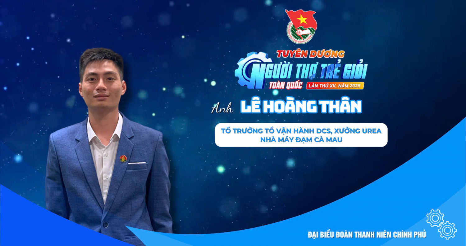 Kỹ sư trẻ PVCFC được vinh danh toàn quốc nhờ các sáng kiến làm lợi hàng chục tỷ đồng