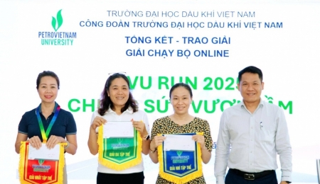Công đoàn PVU tổng kết và trao giải Giải chạy online “PVU RUN 2025 - Chung sức vươn tầm”