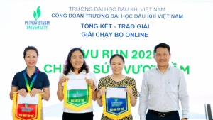 Công đoàn PVU tổng kết và trao giải Giải chạy online “PVU RUN 2025 - Chung sức vươn tầm”