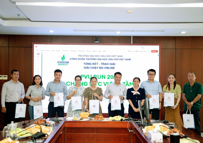 Công đoàn PVU tổng kết và trao giải Giải chạy online “PVU RUN 2025 - Chung sức vươn tầm”