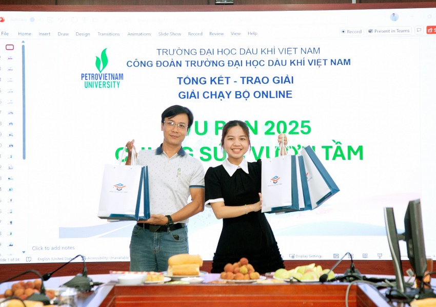 Công đoàn PVU tổng kết và trao giải Giải chạy online “PVU RUN 2025 - Chung sức vươn tầm”