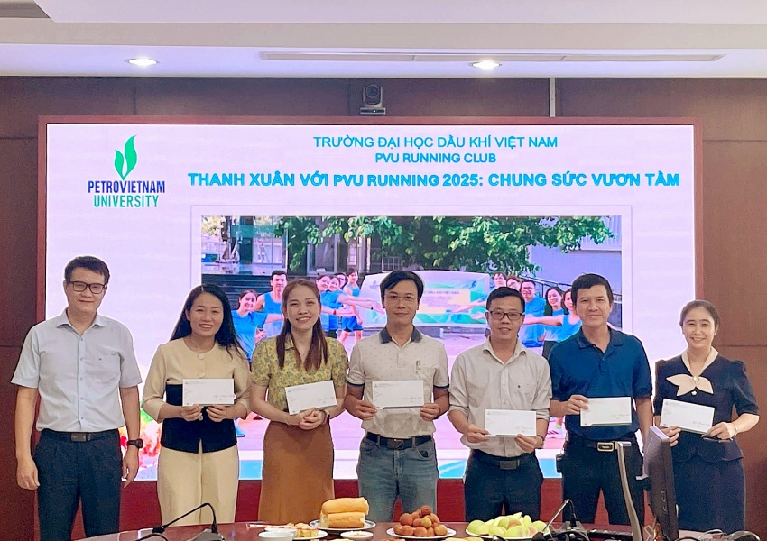 Công đoàn PVU tổng kết và trao giải Giải chạy online “PVU RUN 2025 - Chung sức vươn tầm”