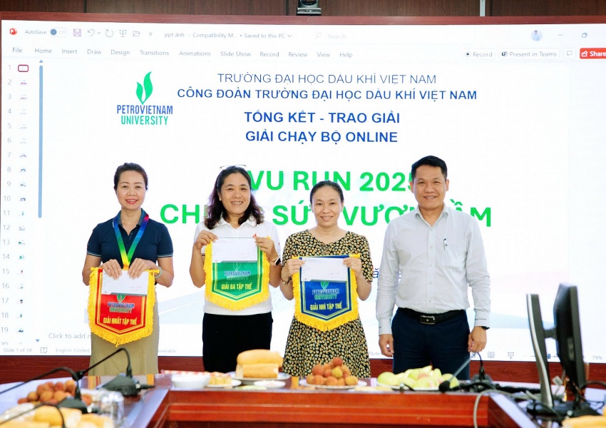 Công đoàn PVU tổng kết và trao giải Giải chạy online “PVU RUN 2025 - Chung sức vươn tầm”