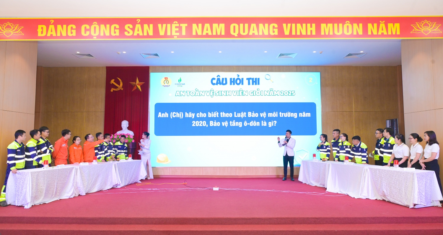 Sôi nổi Hội thi An toàn Vệ sinh viên giỏi 2025 tại NMNĐ Thái Bình 2