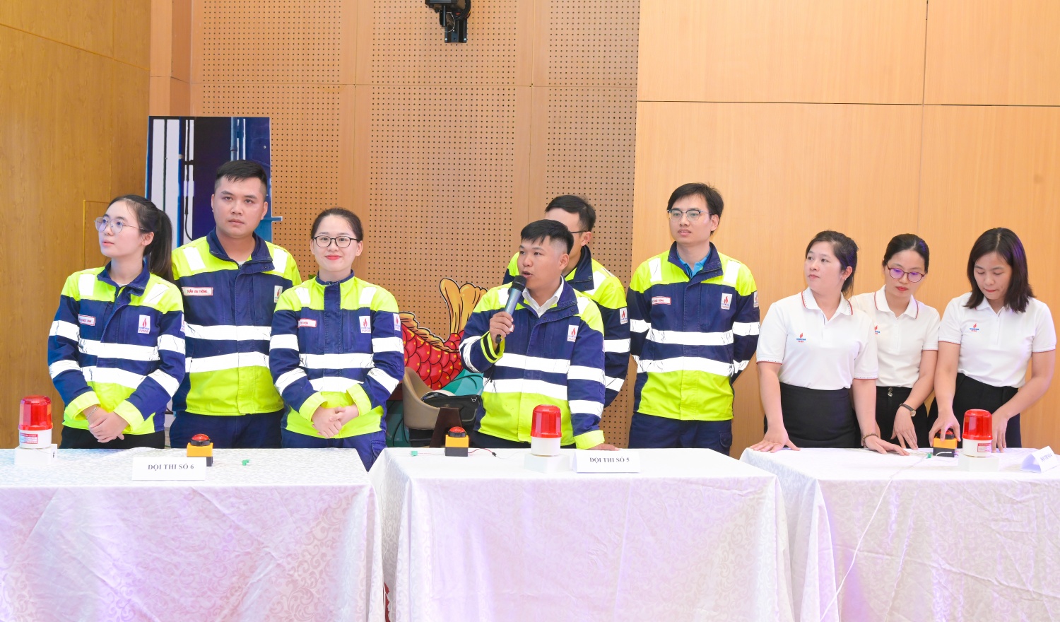 Sôi nổi Hội thi An toàn Vệ sinh viên giỏi 2025 tại NMNĐ Thái Bình 2
