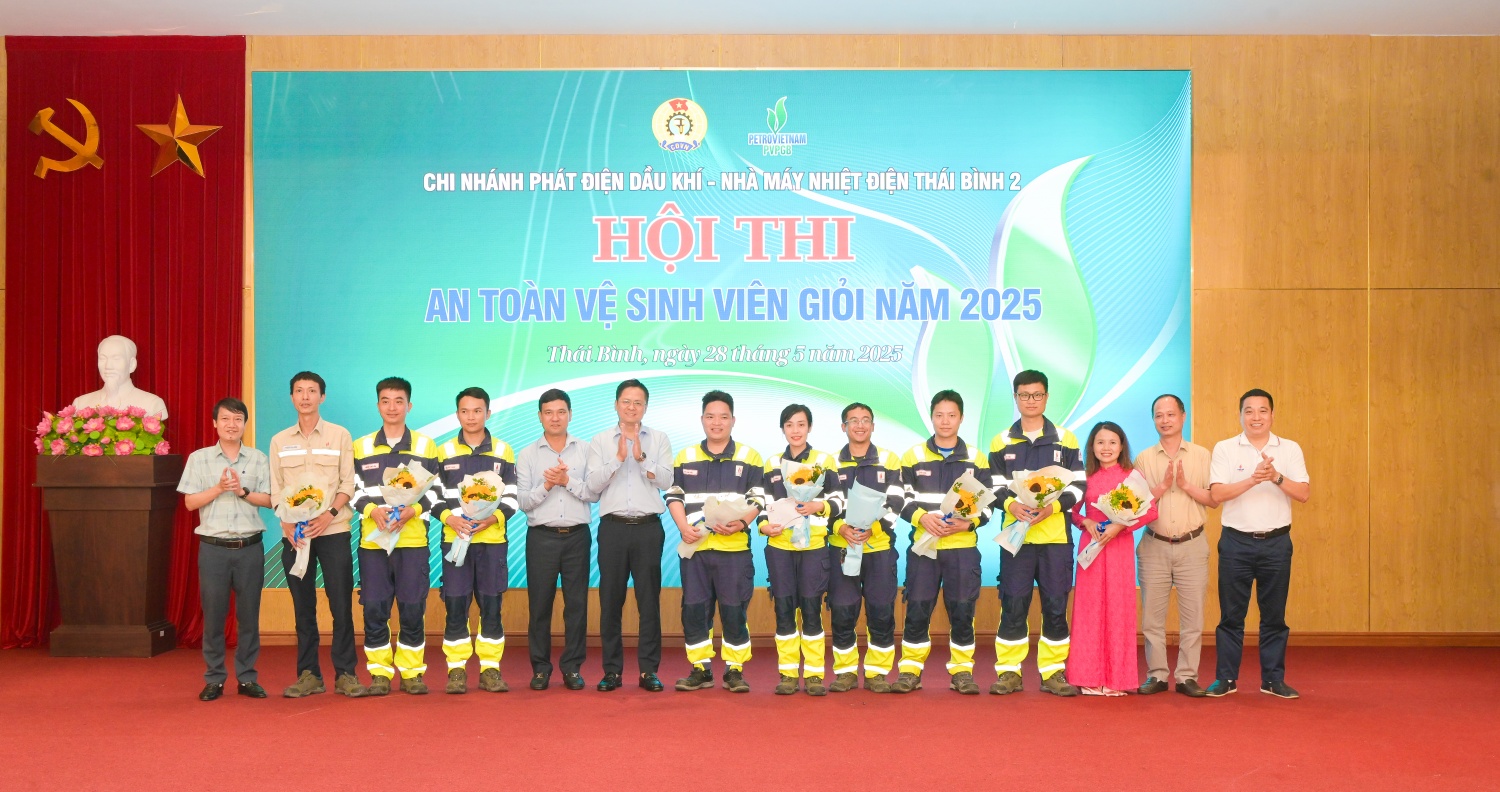 Sôi nổi Hội thi An toàn Vệ sinh viên giỏi 2025 tại NMNĐ Thái Bình 2
