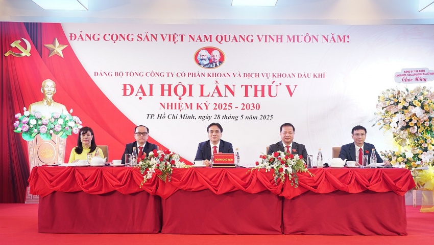 Đảng bộ PV Drilling tổ chức thành công Đại hội đại biểu lần thứ V, nhiệm kỳ 2025-2030