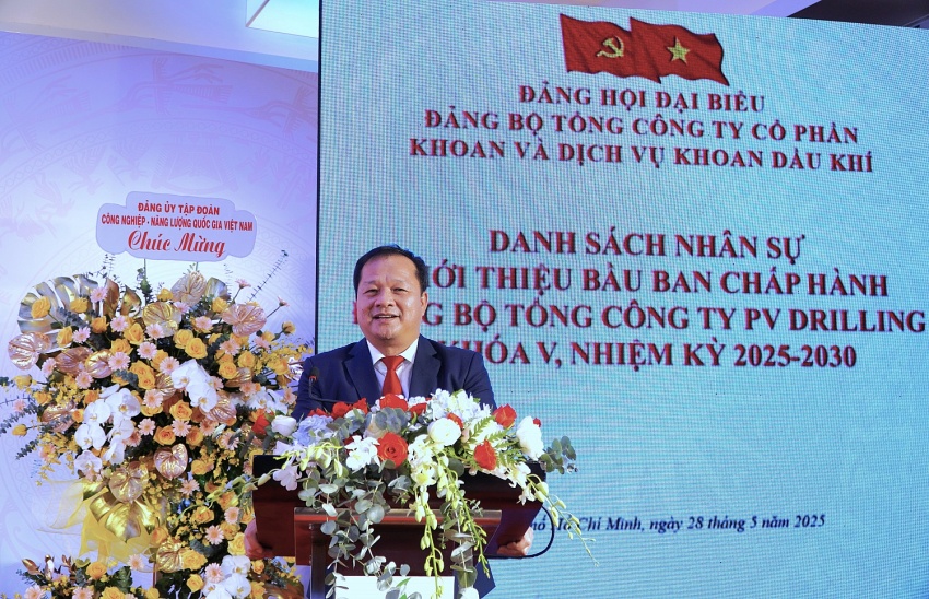 Đảng bộ PV Drilling tổ chức thành công Đại hội đại biểu lần thứ V, nhiệm kỳ 2025-2030