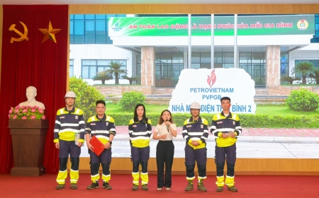 [Chùm ảnh] Hội thi An toàn vệ sinh viên giỏi năm 2025 tại Nhà máy Nhiệt điện Thái Bình 2