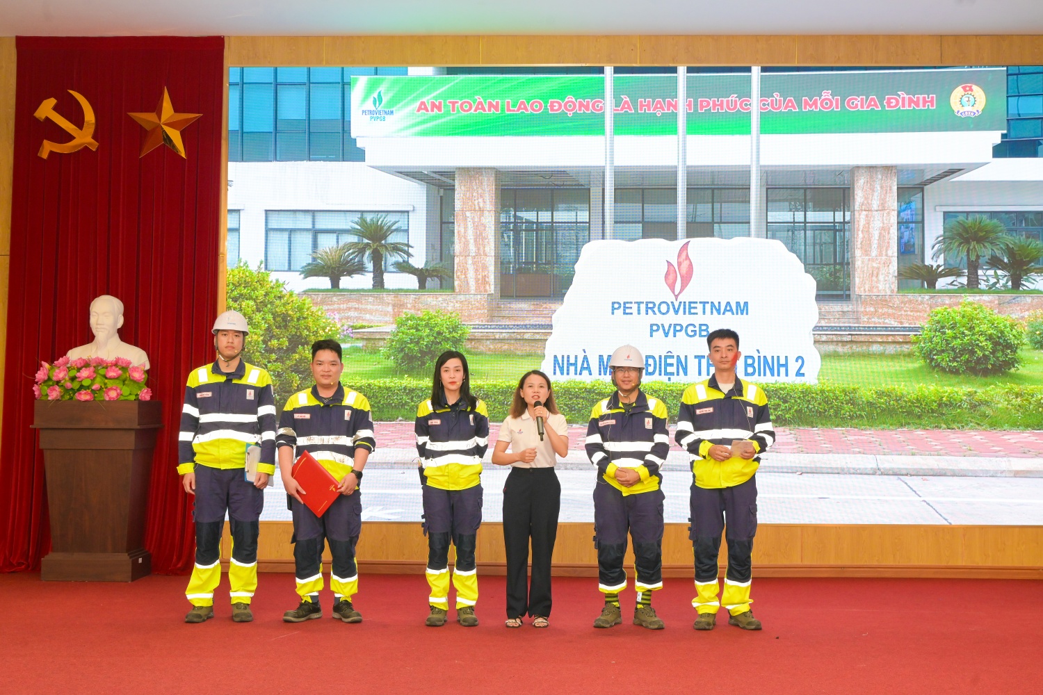 [CHÙM ẢNH] Hội thi An toàn vệ sinh viên giỏi 2025 tại Nhà máy Nhiệt điện Thái Bình 2