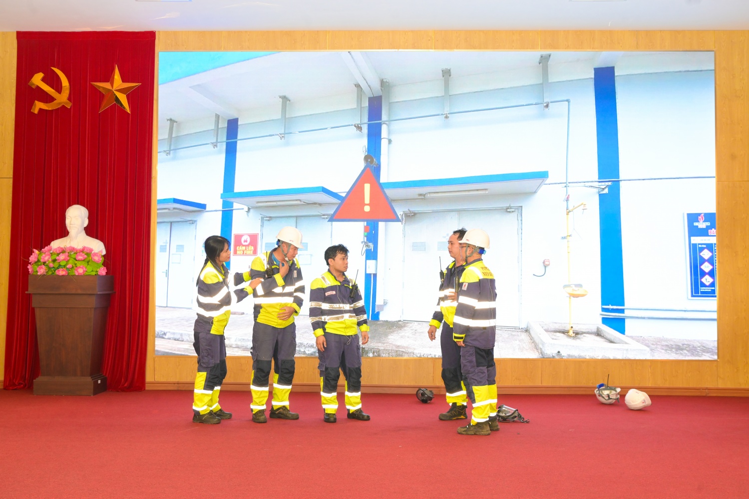 [CHÙM ẢNH] Hội thi An toàn vệ sinh viên giỏi 2025 tại Nhà máy Nhiệt điện Thái Bình 2