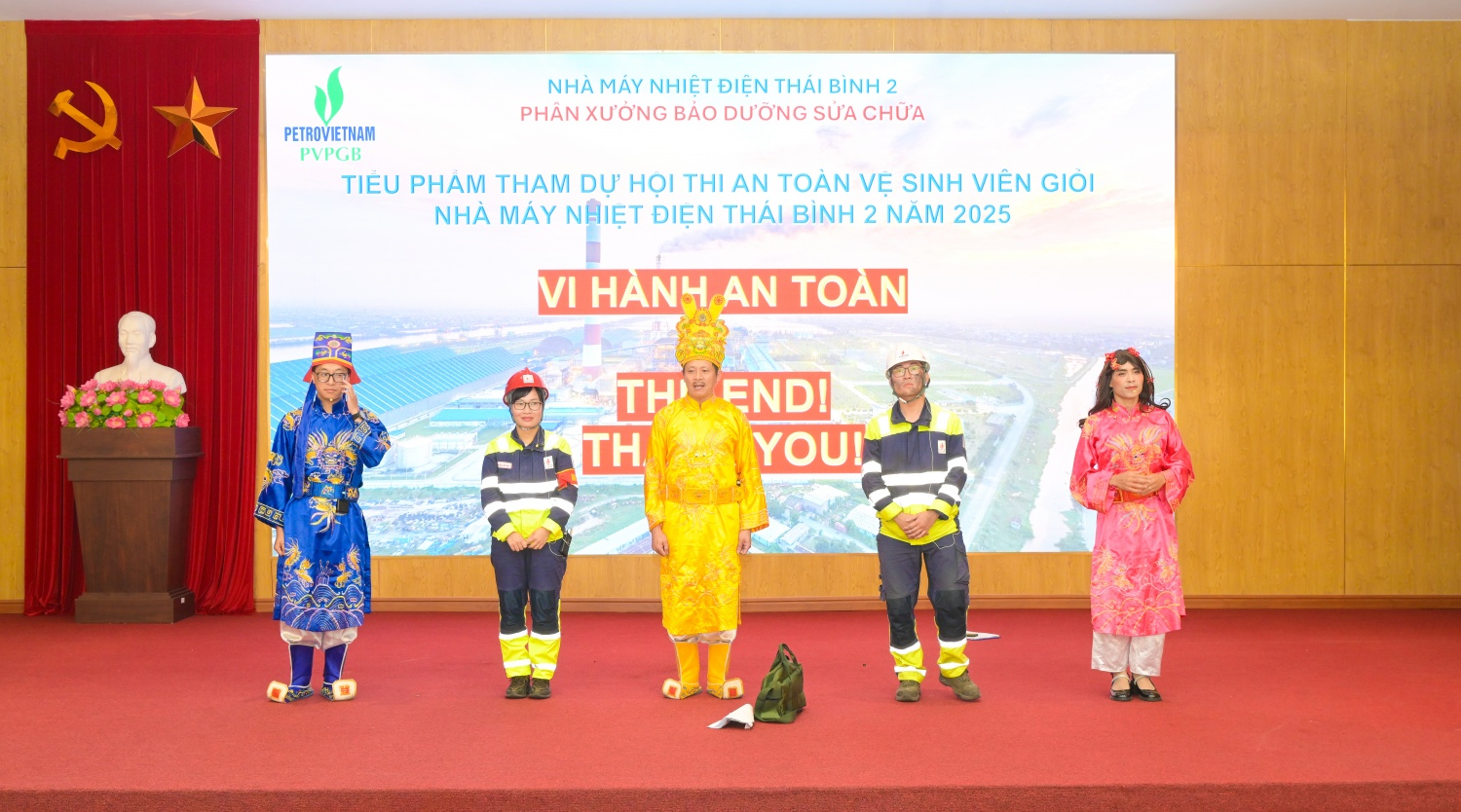 [CHÙM ẢNH] Hội thi An toàn vệ sinh viên giỏi 2025 tại Nhà máy Nhiệt điện Thái Bình 2