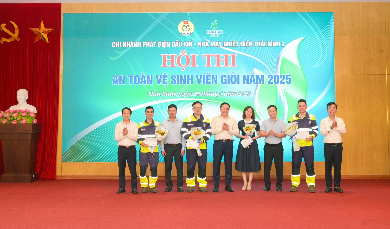 [CHÙM ẢNH] Hội thi An toàn vệ sinh viên giỏi 2025 tại Nhà máy Nhiệt điện Thái Bình 2