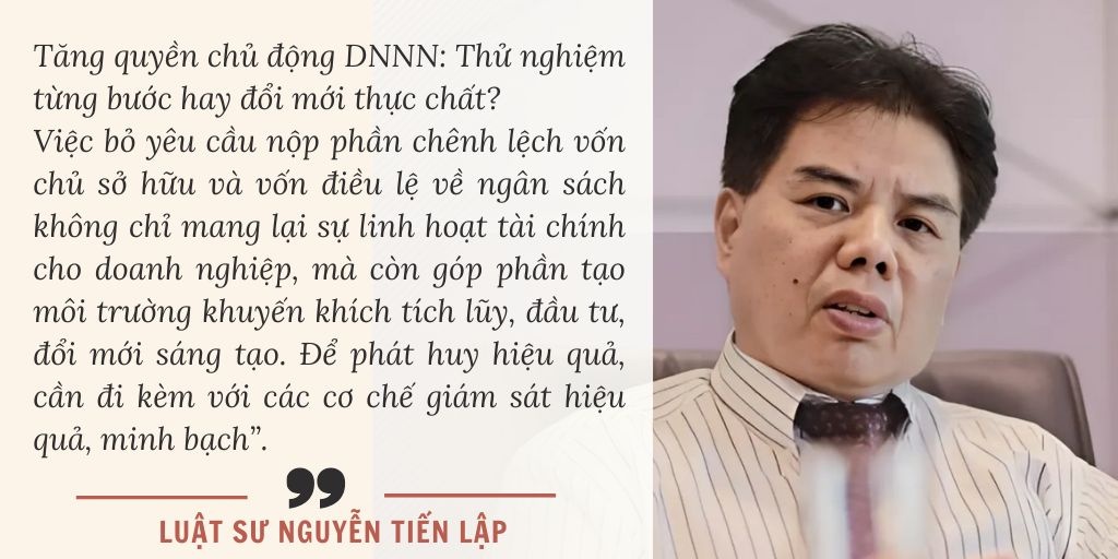 Quyền chủ động là điều kiện cần để doanh nghiệp nhà nước phát triển thực chất