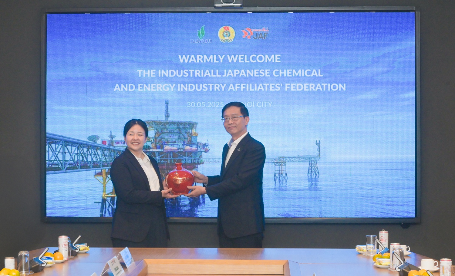 Petrovietnam tiếp đón đoàn đại biểu Liên đoàn JAF đến thăm và làm việc