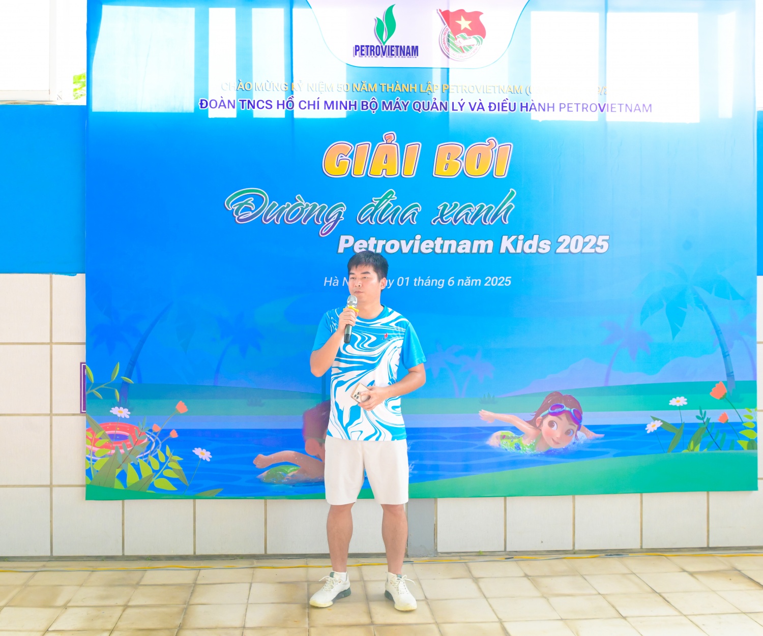 Sôi nổi Giải bơi thiếu nhi “Đường đua xanh – Petrovietnam Kids 2025”.