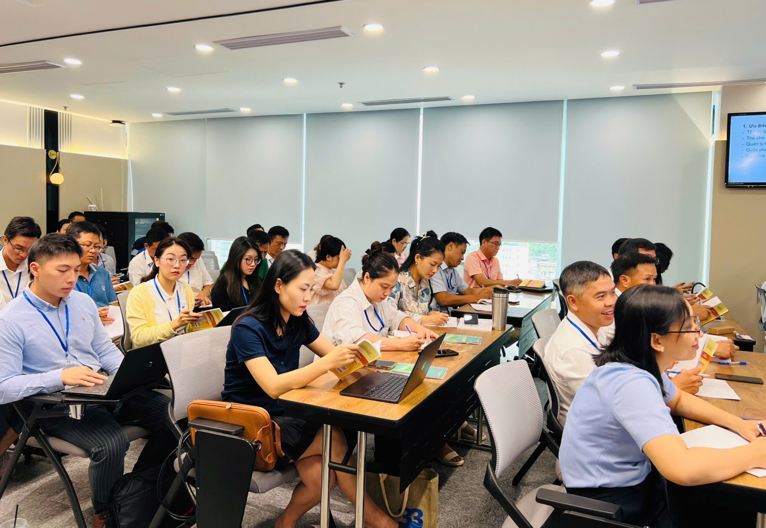 Các học viên tham dự lớp học
