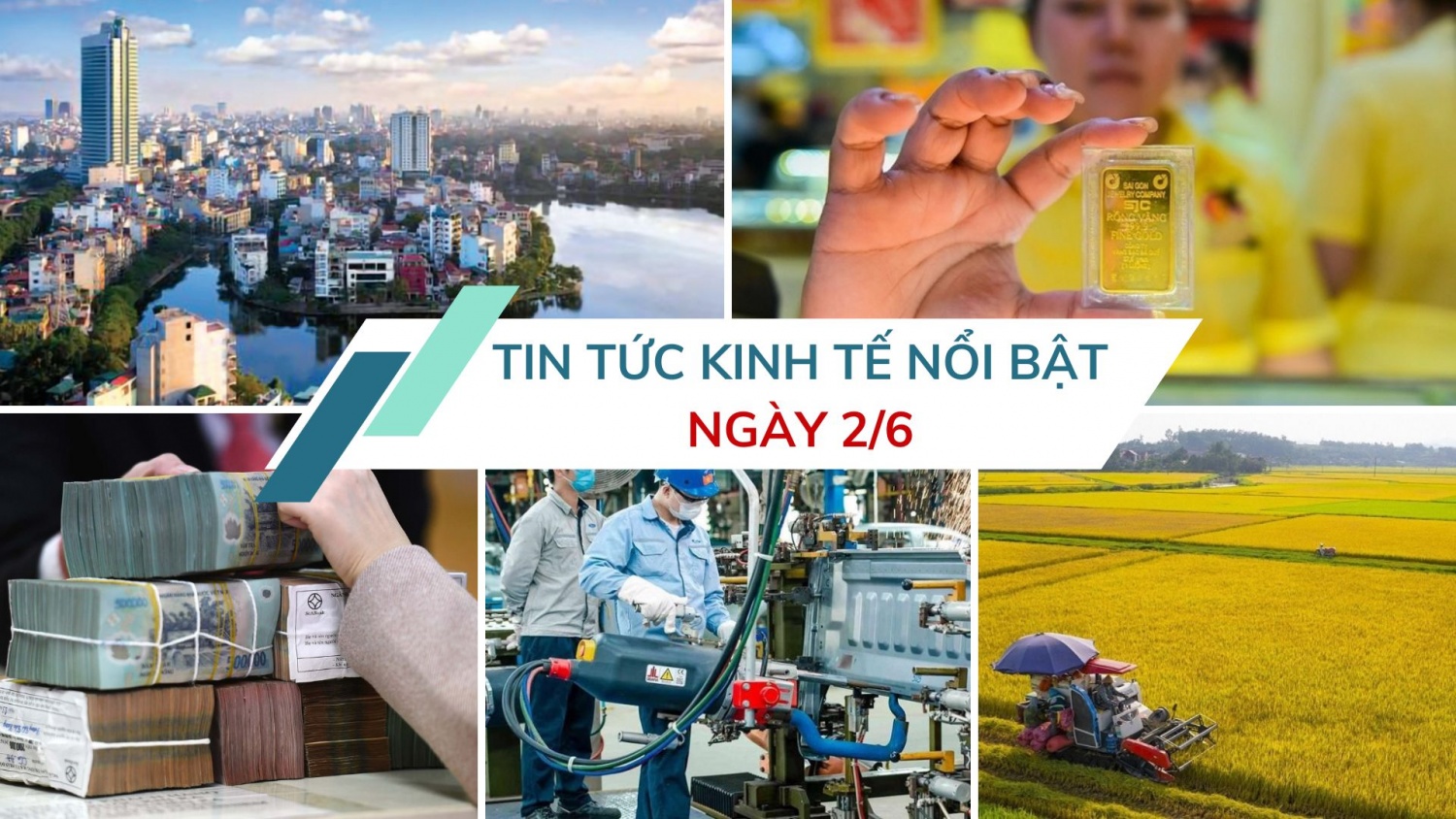 Tin tức kinh tế ngày 2/6: Việt Nam chuẩn bị xuất khẩu lô gạo phát thải thấp đầu tiên