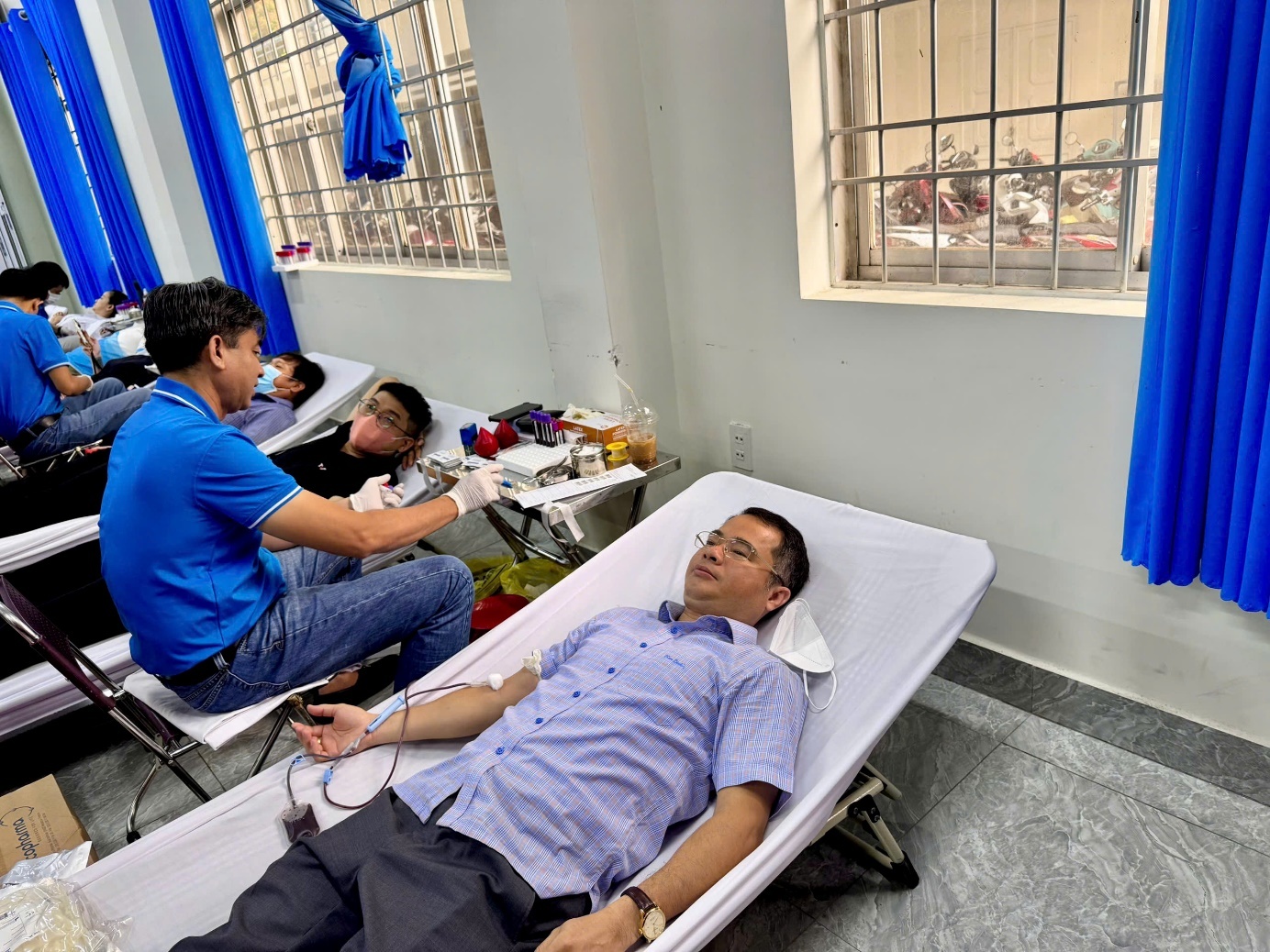 Công đoàn Vietsovpetro hưởng ứng Chương trình hiến máu “Nhiệt huyết người Dầu khí”