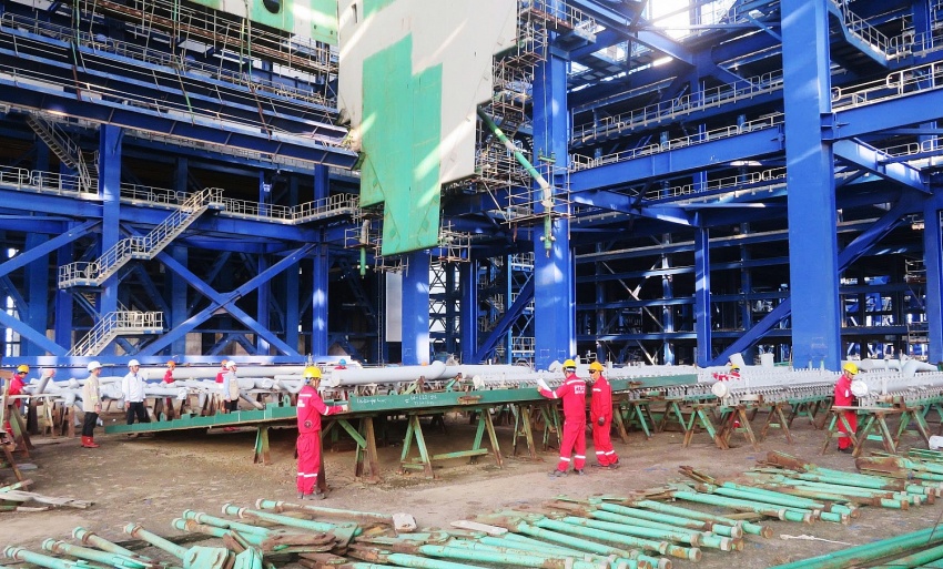 Dự án NMNĐ Long Phú 1: Tăng tốc lắp đặt lò hơi, hướng tới phát điện vào năm 2027